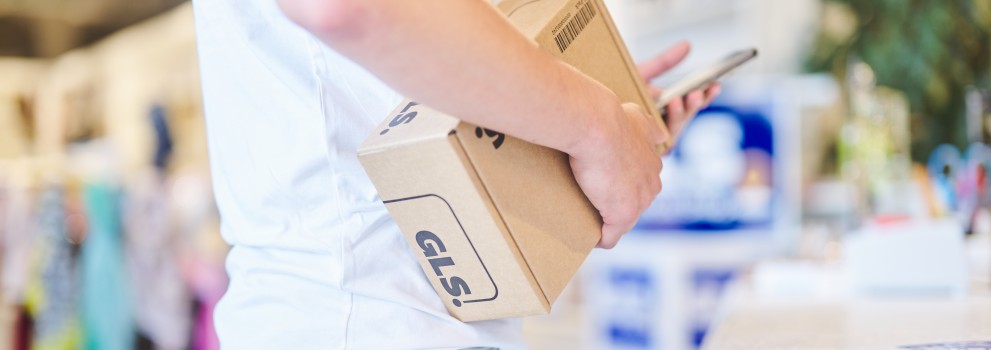 Customer at the Parcel Shop