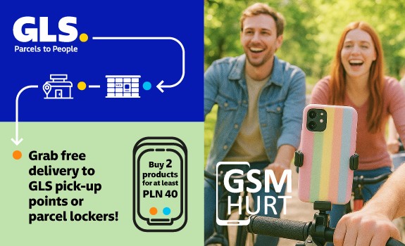 Get free delivery to GLS points and parcel lockers!