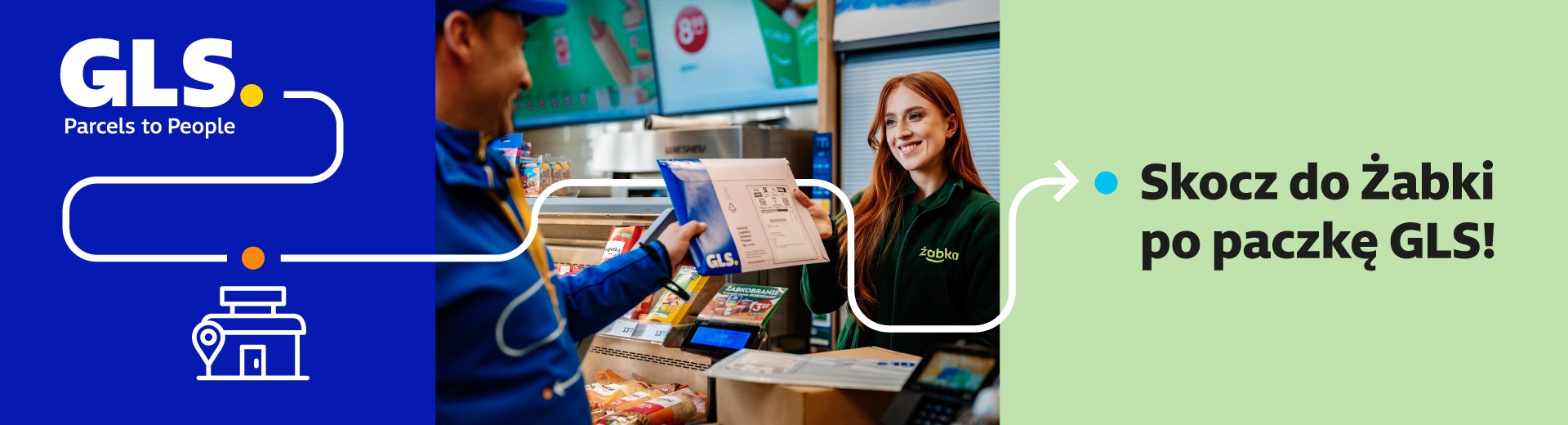 Skocz do Żabki po paczkę GLS!
