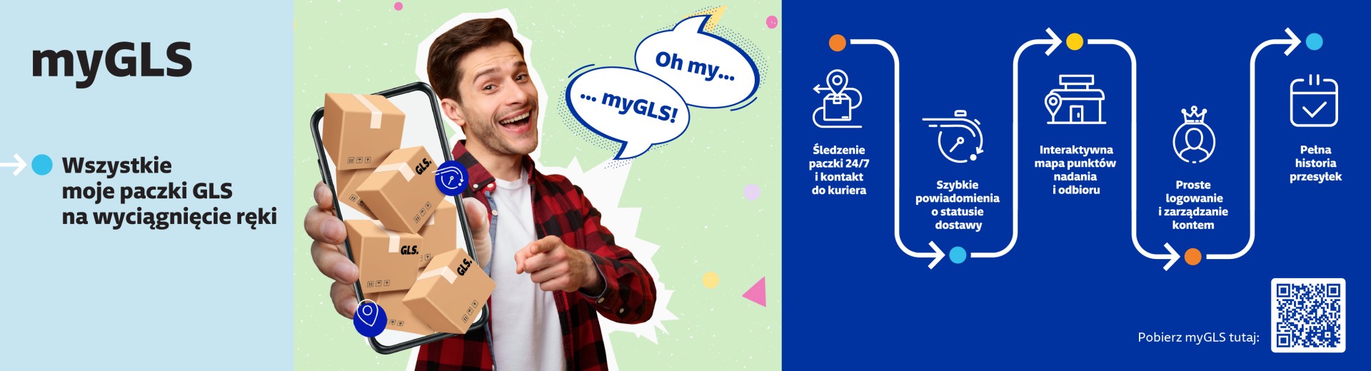 Wszystkie moje paczki GLS na wyciągnięcie ręki
